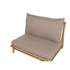 TODI - Fauteuil Set Van 2 - Lichthout/Taupe - Bamboe 18 TODI - Fauteuil Set Van 2 - Lichthout/Taupe - Bamboe -Beliani Winkel b28eef69c5044b088bbe0a372366aa86