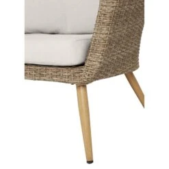 Lisomme Fien Rotan Tuinbank Zand - Met Zitkussens -Beliani Winkel b31c7df7e2254f76a08a3d98ee647256