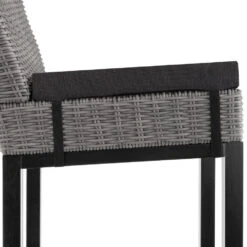 Tectake Wicker Bartafel Kutina Met 4 Stoelen Latina, Grijs -Beliani Winkel b3a0e271cdc943a39a625f963c8a2f76