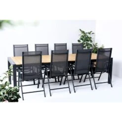 Lisomme Stef Tuintafel Bruin - Verlengbaar - 205 X 100 Cm -Beliani Winkel b41438143bdd4d9988ade692138bb8ba