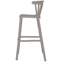 WOOOD Bliss Barstoelen Buiten - Kunststof - Taupe - Set Van 2 10 WOOOD Bliss Barstoelen Buiten - Kunststof - Taupe - Set Van 2 -Beliani Winkel b4a146e54e014d99b078bb95ea5bbe3f