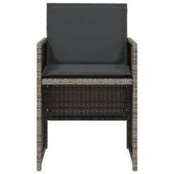 VidaXL - Tuinstoelen Met Kussens - Grijs - Poly Rattan - 4 Stuks 14 VidaXL - Tuinstoelen Met Kussens - Grijs - Poly Rattan - 4 Stuks -Beliani Winkel b4bfbefb60284da7ad11b0d9c060d6d9