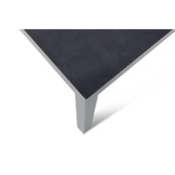 Dining Tuintafel Vierkant 90 X 90 Cm Aluminium/HPL Grijs Porto -Beliani Winkel b51fbf525e77468db5a048651f49e0a9