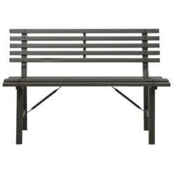 VidaXL - Tuinbank - Zwart - Staal - 110 Cm -Beliani Winkel b683740e620c4de8b00b4c2da9128c70