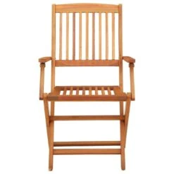 VidaXL - Tuinstoelen - Bruin - Eucalyptushout - 4 Stuks - Inklapbaar -Beliani Winkel b7718c1a9acf4fa399e73447aa0dce91