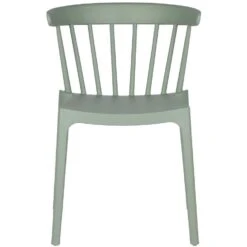 WOOOD Bliss Tuinstoelen - Kunststof - Jadegroen - Set Van 4 -Beliani Winkel b885543c5c46491d8b0822dc599481a2