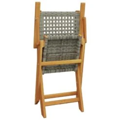 VidaXL - Tuinstoelen - Grijs - Massief Acaciahout En Poly Rattan - 2 Stuks -Beliani Winkel bc83a814db65483ca433d20ff014a851