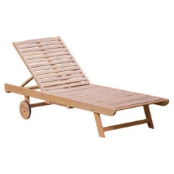 Happy Garden Zonnebaden KANAWA - Bruin - Acacia -Beliani Winkel bd80ccd16dd2445ba2561293bd6cb849