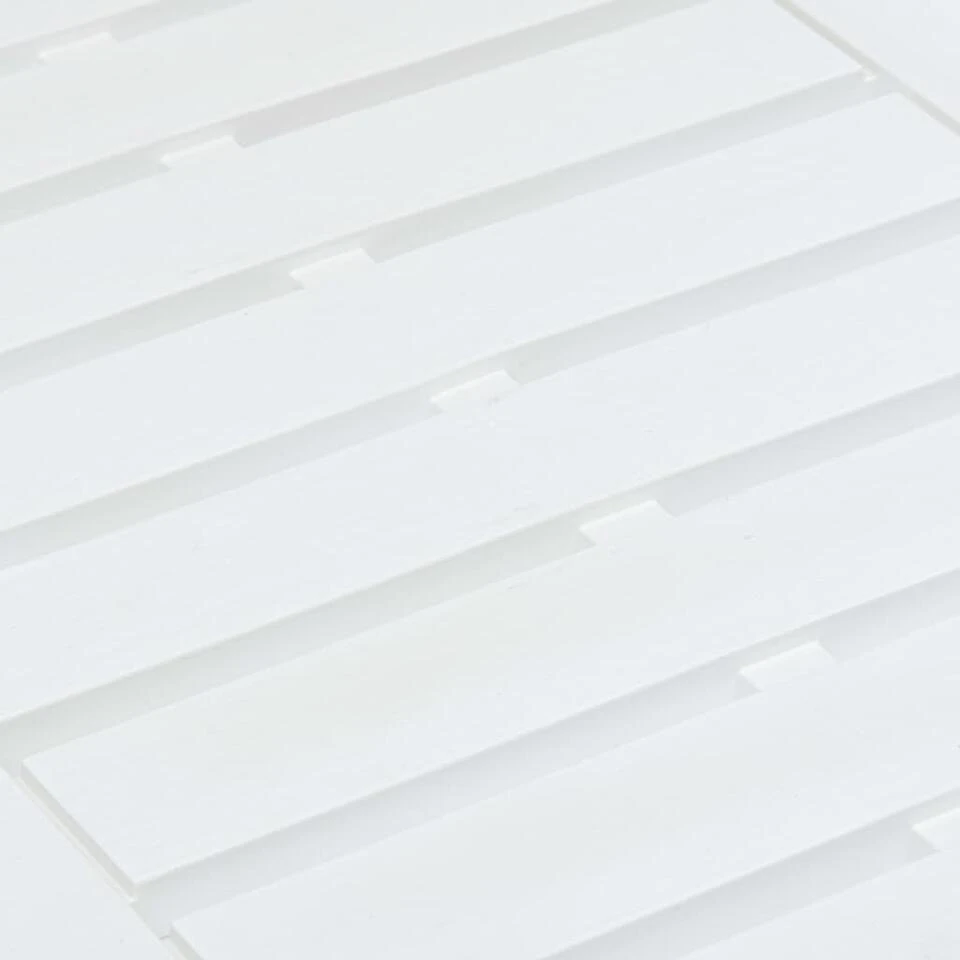 VidaXL Tuintafel 78x55x38 Cm Kunststof Wit 3 VidaXL Tuintafel 78x55x38 Cm Kunststof Wit - Afbeelding 3