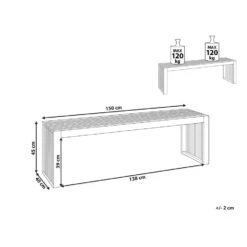SULZANO - Tuinbank Set Van 2 - Lichthout - Acaciahout -Beliani Winkel be526c9ea16741dab3cd8838958fefe7