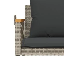 VidaXL - Schommelbank - Grijs - Poly Rattan - 62 X 109 X 40 Cm -Beliani Winkel becb456cbef943f2bb09aff319990dab