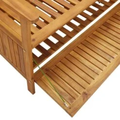 VidaXL - Tuinopbergbank - Bruin - Acaciahout- 120 Cm -Beliani Winkel bee42d15bb0349c19e68761dd1a77bb7