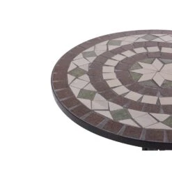 CARIATI - Tuintafel - Zwart - 60 X 60 Cm - IJzer -Beliani Winkel c0811c7ef9c24643826f7359b2b1494b