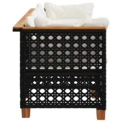 VidaXL - Tuinbank - Zwart - Poly Rattan - 3 Stuks -Beliani Winkel c1ce2b81c045447b828c54f538bcc2fc