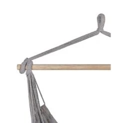 BONEA - Hangstoel - Lichtgrijs - Katoen -Beliani Winkel c1cfd443bc3c451682a7590fefef4b26