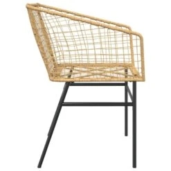 VidaXL - Terrasstoel - Bruin - Poly Rattan En Staal - 2 Stuks -Beliani Winkel c1ff275440774a57b4eab29a7f48a7cd