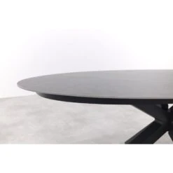 Scotland Ovale Tuintafel Centostone 220 X 115 Cm. - Marmerlook Wit -Beliani Winkel c2a73b479e2643c08d922ffdd380e116