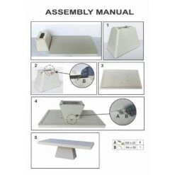 Tuintafel Rechthoek 160cm - Beige Eco Composiet - Avia -Beliani Winkel c314d7973ac94f0ab033b97b656f56b4 1