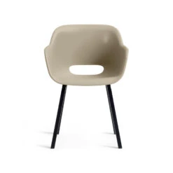 Keter Noa Tuinstoel - 2 Stuks - 55x56.5x80cm - Metalen Onderstel - Zand -Beliani Winkel c4573c24728740c1916ce18bc4465ce3