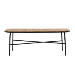 Fjôrd Tuintafel Naturel Acaciahout - 200x90x75cm - Holmbeck -Beliani Winkel c4574daad71042dcb07b7815c529640c