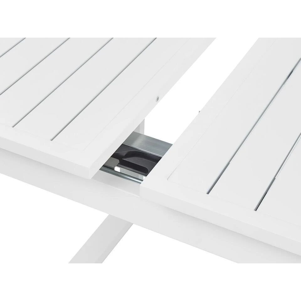 VALCANETTO - Tuintafel - Wit - 90 X 180/240 Cm - Aluminium 8 VALCANETTO - Tuintafel - Wit - 90 X 180/240 Cm - Aluminium - Afbeelding 8