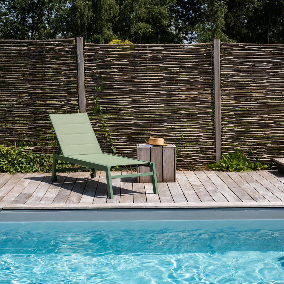 Happy Garden Zonnebaden BARBADOS - Groen - Aluminium 2 Happy Garden Zonnebaden BARBADOS - Groen - Aluminium - Afbeelding 2