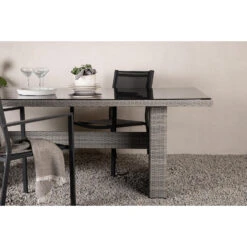 Fjôrd Tuintafel Grijs Wicker/Glas - 200x100x74cm - Padova 11 Fjôrd Tuintafel Grijs Wicker/Glas - 200x100x74cm - Padova -Beliani Winkel c7997cae9377433a9641ca9a36d26c36