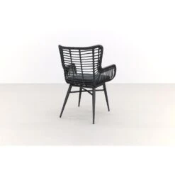 VDG Set Van 4 - Jasmine Dining Tuinstoel - Black 13 VDG Set Van 4 - Jasmine Dining Tuinstoel - Black -Beliani Winkel c7ed37d2884b47a8915b33f2e439efb7