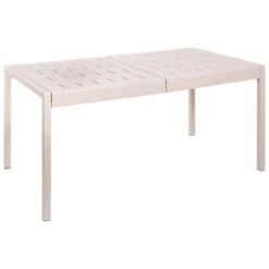 BARTICA - Tuintafel - Beige - 154 X 84 Cm - Synthetisch Materiaal 10 BARTICA - Tuintafel - Beige - 154 X 84 Cm - Synthetisch Materiaal -Beliani Winkel ca8491bbae604cbc9653069f7dee8457