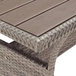 VidaXL - Tuintafel - Grijs - Poly Rattan - 120 X 70 X 66 Cm 11 VidaXL - Tuintafel - Grijs - Poly Rattan - 120 X 70 X 66 Cm -Beliani Winkel ca8aeeff199f4f9692ad5f499b927562