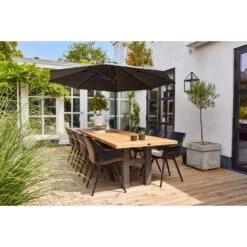 Hartman Heron Dining Tuintafel 300x100 Cm. - Black -Beliani Winkel cbab3f4435484c7d923fbae58159d5b1
