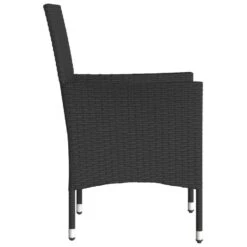 VidaXL - Tuinstoelen Met Kussens - Zwart - Poly Rattan - 2 Stuks -Beliani Winkel cd53e4bfa99b470ba0aeda4be783dc8f