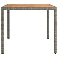 VidaXL - Tuintafel Met Houten Blad - Grijs - Poly Rattan En Acaciahout 9 VidaXL - Tuintafel Met Houten Blad - Grijs - Poly Rattan En Acaciahout -Beliani Winkel cea0af97dadb4f4bae6521e82e622340