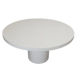 Tuintafel Rond 150cm - Beige Eco Composiet - Betonlook - Eden -Beliani Winkel cf7bb66c3b534ee29569a8c8d655c8a5