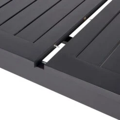 SKALOMA - Tuintafel - Donkergrijs - 180/240 X 90 Cm - Aluminium -Beliani Winkel d0ee1dcfbe1445a1b80a4cd2c4e31514