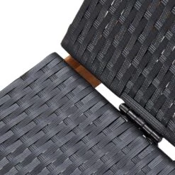 VidaXL Ligbed Poly Rattan En Massief Acaciahout -Beliani Winkel d1a84c8257d24f8ab8f88f260b9b3930