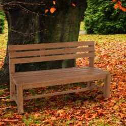 CLP Teakbank Augusta 150 Cm -Beliani Winkel d2bff2e538f64a87b7930fa16958a602