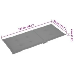 VidaXL - Schommelstoel - Bruin - Bamboe - 120 X 50 X 4 Cm - Met Kussen -Beliani Winkel d2c5d18874594cb8918873873e205dbe