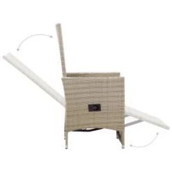 VidaXL - Tuinstoelen - Beige - Poly Rattan - 2 Stuks - Met Kussens -Beliani Winkel d3a9ed7c97dd4bed84c0c5c0731708b9
