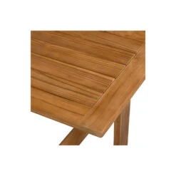 WOOOD Beaver Tuintafel - Teak - Naturel - 75x240x90 -Beliani Winkel d49422a409504513831e57869cca911a