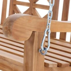 CLP Schommelbank Farm 120 Cm - Teak -Beliani Winkel d4f40f45847648a5af336a8b823b5678 1