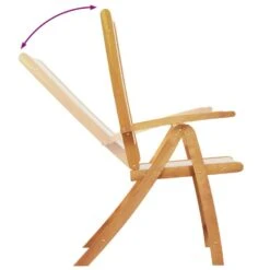 VidaXL - Tuinstoelen - Inklapbaar - Massief Acaciahout En Textileen - 4 Stuks 12 VidaXL - Tuinstoelen - Inklapbaar - Massief Acaciahout En Textileen - 4 Stuks -Beliani Winkel d8cb6a7166204a86a279ecbd2d18d062