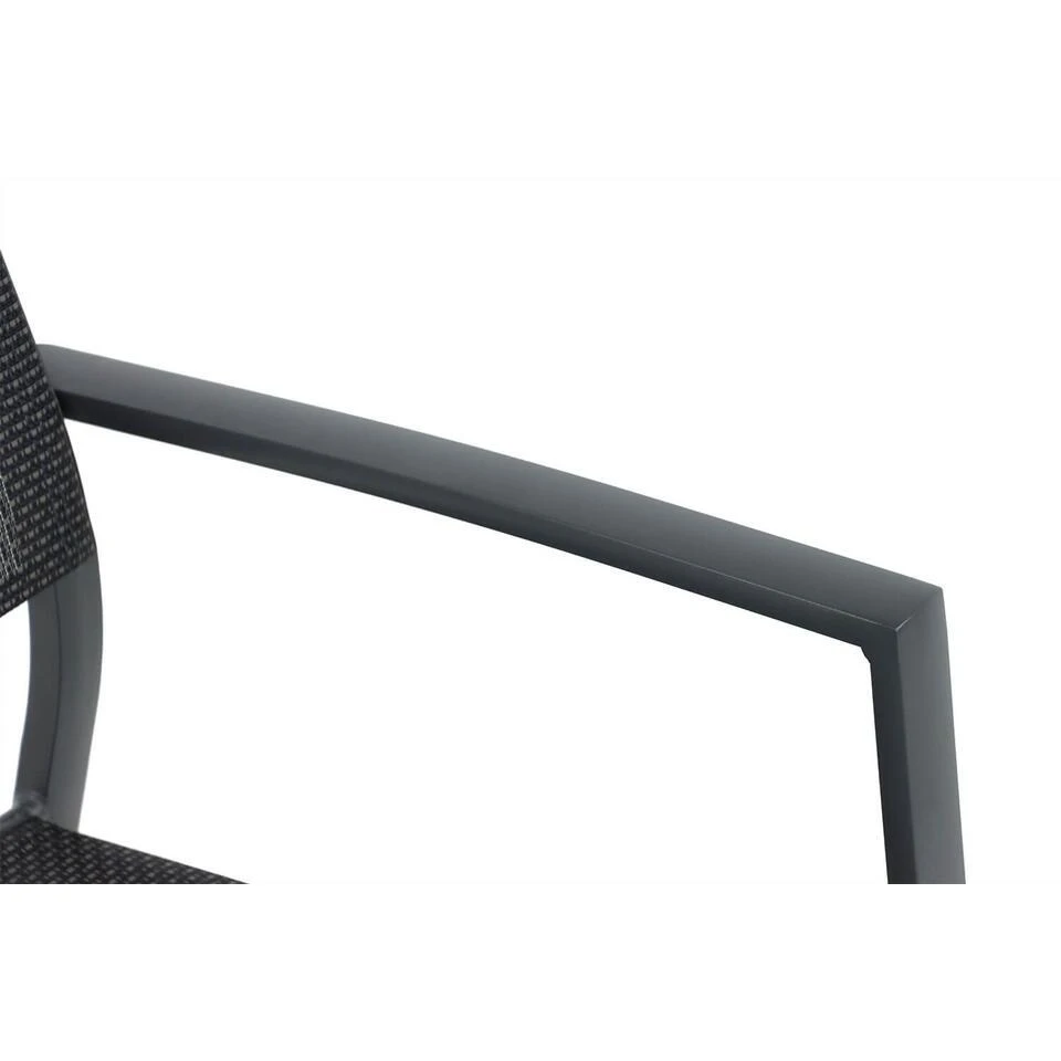 Tuinstoel Stapelbaar Aluminium Grijs-antraciet Lifestyle Garden Furniture Sella 10 Tuinstoel Stapelbaar Aluminium Grijs-antraciet Lifestyle Garden Furniture Sella - Afbeelding 10