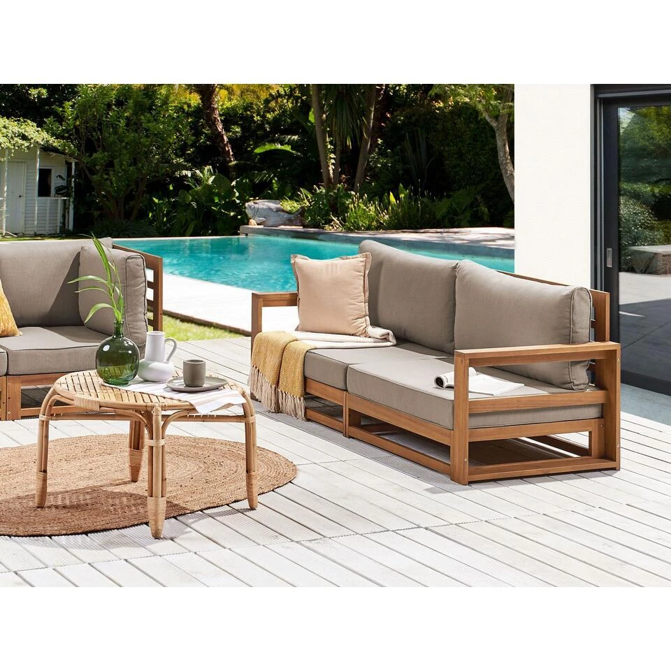 TIMOR II - Tuinbank 2-zits - Lichthout - Gecertificeerd Acaciahout 2 TIMOR II - Tuinbank 2-zits - Lichthout - Gecertificeerd Acaciahout - Afbeelding 2