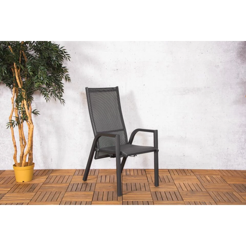 Sens-Line - Lucca Verstelbare Stapelstoel - Set Van 2 - 57x85x110 - Aluminium 2 Sens-Line - Lucca Verstelbare Stapelstoel - Set Van 2 - 57x85x110 - Aluminium - Afbeelding 2