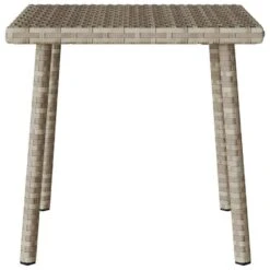 VidaXL - Tuin Salontafel - Grijs - Poly Rattan - 40 X 40 X 37 Cm -Beliani Winkel da5959775ffd4a9b88f8aa98a994ca7e