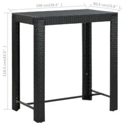 VidaXL - Tuinset - Zwart - Poly Rattan 16 VidaXL - Tuinset - Zwart - Poly Rattan -Beliani Winkel daa928b022c94f0b826679aaf8c5590b