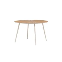 Svea - Esra Ronde Eettafel - Ø120 Cm - Beige -Beliani Winkel db3237ecf8ad49d2bc6cd039736a0c09