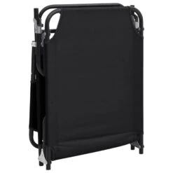 VidaXL - Ligstoel - Zwart - Staal -Beliani Winkel dc06c0f365ab4141bde11044ab5e5ef3