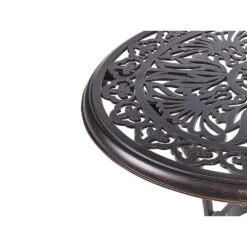 ANDALO - Tuintafel - Bruin - Aluminium -Beliani Winkel dcfe0c53b25c49d3b04e74de39fefa16